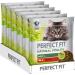 PERFECT FIT Natural Vitality - Cat Food Dry Food Adult 1+ - Beef and Chicken 6 x 650g Beef & Chicken 650 g (Pack of 6)