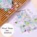 500Pcs Green Nail Charms - Mixed Shapes 3D Acrylic Charms for Nails Design - DIY Nail Art Decoration and Jewelry Accessories - Buy Online on GoSupps.com
