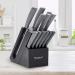 Hampton Forge Tomodachi Raintree Ash 13-Piece Knife Block Set - Premium Cutlery Set - Buy Online on GoSupps.com