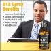 Liquid B12 Spray (2 Pack) - Vegan Sublingual Methylcobalamin Vitamin Boost for Energy & Mood - Gluten-Free & Non-GMO - Discover Why B 12 Drops Outshine the Rest - Buy Online on GoSupps.com