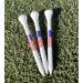 American Flag Wood Golf Tees - 2 3/4 inch - 100 Pack - USA Golf Tees - Red White and Blue - Custom Design - Buy Online on GoSupps.com