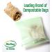 BioBag Compostable Resealable Sandwich Bags - 100% Certified, 25 Count for Eco-Friendly Lunches and Snacks - Buy Online on GoSupps.com