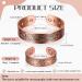 Buy 2-Piece Copper Magnetic Bracelet & Ring Set for Men & Women | Adjustable Magnetic Copper Bangle & Ring - International Shipping Available - Buy Online on GoSupps.com