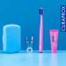 Curaprox Travel Set Ortho Blue - Travel Toothbrush Interdental Brush 10ml Toothpaste & Travel Box | Best International Shipping - Buy Online on GoSupps.com