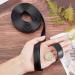 GORGECRAFT 118 Double Sided Leather Straps | 0.8 Wide Flat Cord for DIY Bag Straps & Furniture Handles - Black - Buy Online on GoSupps.com