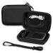 MEDMAX Hard Shell Protective Case for Freestyle Libre 3 2 / Libre Reader Lightweight Shockproof Diabetic Storage Carrying Case with Clip and Handle (Black)