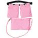 Quick Dry Mastectomy Drain Holder Pouch with Shower Bag, Tummy Tuck Post Surgery Drainage Supplies for JP Drains Management, Breast Reconstruction/Explant Surgical Bulb Storage,Pink Dwaist+showerbag(pink)
