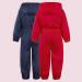 Metzuyan Unisex Baby Waterproof Puddle Rainsuit | All-In-One Dry Suit 12-18 Months | Red & Navy - Buy Online on GoSupps.com
