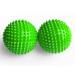 2x DBT skills hedgehog ball |Magnetic high stress acupressure ball |For stress relief or massage |against tension and for more mobility and concentration (green matt) green matt 47 mm