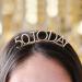 Ginger Ray Gold 50th Birthday Metal Hair Band Headband - Buy Online on GoSupps.com