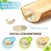Reyshin Bird Seating Board Set - 4 Pieces Bird Playground Accessories with 5 Rat Balls for Budgies Canaries and Lovebirds - Ideal Bird Cage Toys - Buy Online on GoSupps.com