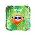 Welly Bandages | Adhesive Flexible Fabric Bravery Badges | Assorted Shapes for Minor Cuts Scrapes and Wounds | Colorful and Fun First Aid Tin | Pets Patterns - 48 Count