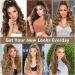 Ponytail Extensions Brown Drawstring Ponytail Clip in Hairpiece Synthetic Long Wavy Ponytail Extensions for Black Women Omber Blond Ash for Women(Color:Blonde) - Buy Online on GoSupps.com