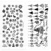 Niceneeded Christmas Nail Art Stamping Kit 6 Templates for Festive Nail Designs | Santa & Snowmen Decorations - Buy Online on GoSupps.com