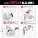 PONY-O 4 Pack - Medium Size Hair Tie Alternative for Normal Hair - Black and Brown - Revolutionary Ponytail Holder for Women - Hair Accessories Set - Buy Online on GoSupps.com