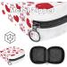 GIAPB Sanitary Napkin Storage Bag | Period Tampon Makeup Pad Pouch | Dog Paw Print and Heart Color2861 - Buy Online on GoSupps.com