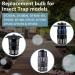 Kittmip Bug Zapper Replacement UV Bulbs 41050 - Compatible with DynaTrap DT1050/1100/1250 - Mosquito Killer Lamp Bulbs - 4 Pack - Buy Online on GoSupps.com