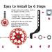 DREAMWIN Bicycle Mute Training Wheels - Red, for 12-20 inch Single Speed Bikes - Buy Online on GoSupps.com
