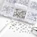 Beadsland 4300pcs Clear Flatback Rhinestones Nail Gems Kit with Tweezers & Wax Pencil - 6 Sizes SS6-SS20 Crystal Rhinestones for Crafts - Buy Online on GoSupps.com