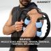 ShadowFit Muscle Massager Roller | Trigger Point Foam Roller for Calves, Legs, Arms | Relieve Soreness, Stiffness | Cellulite, Deep Tissue Massaging - Black - Buy Online on GoSupps.com