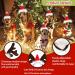 Shop Lynbly Christmas Reindeer Headband for Pets | Adjustable Cat & Dog Headgear with Santa Hat - Buy Online on GoSupps.com