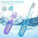 Foldable Travel Toothbrush Set - Portable Soft Bristles Collapsible & Individually Wrapped for School Hiking Camping - 4 Pieces - Buy Online on GoSupps.com