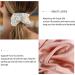 Townssilk Silk Skinnie Hair Bobbles Scrunchies | 100% Pure Mulberry Silk | 22 Momme | Hair Friendly | Luxury Elastic | Diamond Color | 2pc - Buy Online on GoSupps.com