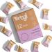 Tirtyl Foaming Hand Soap Tablet Refills - 12 Pack - 96 fl oz total (makes 12x 8 fl oz bottles of soap) - Cleansing & Moisturizing - Compostable Packaging - Lavender & Aloe