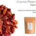 Organic Cayenne Pepper Whole Spice - Hot and Spicy - Dried Red Peppers 700g - Buy Online on GoSupps.com