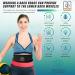 Back Brace Support Belt for Pain Relief | Adjustable Lumbar Support for Sciatica Scoliosis & Herniated Disc - Removable Microwavable Heat Pad (Medium - Buy Online on GoSupps.com