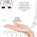 Camila Paris CP3065 French Handmade Hair Clip - Small White Girls Claw Jaw Clip, Durable Styling Accessory for Women, Strong Hold, No-Slip Grip - Made in France (2 Inch) - Buy Online on GoSupps.com