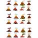 24 Stand Up VOLCANO Themed Edible Wafer Paper Cake Toppers Decorations