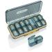 AM/PM Pill Organizer 7 Day Pill Box 2 Times A Day - Acedada Weekly Pill Organizer Twice A Day with Large Compartment Portable Daily Medicine Container Case for Vitamin Fish Oils Supplements Blue