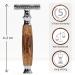 Bambaw Classic Silver Safety Razor | Bamboo Double Edge Shaving Razor for Men and Women | Reusable Single Blade Razor - Buy Online on GoSupps.com