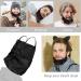 3-Piece Black Beard Bandana Set - Adjustable Facial Hair Apron Guard for Men - Buy Online on GoSupps.com
