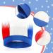 Sunshane 2 Pack Patriotic Crazy Hair Wigs - Red White and Blue Hairy Headbands for 4th of July Independence Day - Buy Online on GoSupps.com