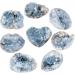 Buy Nupuyai Natural Celestite Crystal Druse Rodstein - Irregular Cluster for Reiki Healing & Home Decoration - Large Celestite Crystal Piece - Buy Online on GoSupps.com