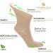 Womens Diabetic Ankle Socks - Soft Thin Bamboo, Wide Top, Neuropathy, Seamless Toe - Beige (Size 6-9) - Buy Online on GoSupps.com