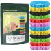 Green Haven Mosquito Repellent Bracelet Pack of 12 Waterproof Insect Repellent Wristbands | Non-Toxic Deet-Free Outdoor Bug Mosquito Bands | Mosquito Repellent Bands for Baby Kids Adults 1 count (Pack of 12) Multiple Colours