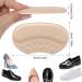WLLHYF 2 Pairs Self-Adhesive Heel Pads for Shoe Repair and Comfort - Black/Skin Tone - Shoe Grips and Protectors for Women and Men - Buy Online on GoSupps.com