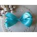 PrettyBoutique 6 Inches Girls Large Ribbon Boutique Ponytail Hair Bun Bow Clips Accessories (Teal) - Buy Online on GoSupps.com