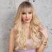 Haircube Ombre Blonde Wig with Pony - Long Corrugated Layers Heat-Resistant for Everyday Use | Natural & Conveniently Graded - Buy Online on GoSupps.com