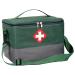 Medicine pocket with shoulder straps portable medication bag emergency pocket empty waterproof medicine storage bag small travel pharmacy bag for home office travel outdoor green