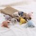 Mini Knitted Elephant Heads Pacifier Chain for Newborn Teething Toy - Buy Online on GoSupps.com