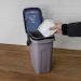 Eco-Friendly 7L Diaper & Organic Waste Bucket - Lockable Kitchen Trash Can in Blue Yellow & White - Buy Online on GoSupps.com
