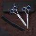 Barber Tools Hairdressing Scissors Set Hair Thinning Scissors Barber Shears Hair Cutting Scissors with Barber Cape - Buy Online on GoSupps.com