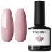Modelones Gel Nail Polish, 15ML Pink Silver Glitter Gel Polish Soak Off LED Color Nail Polish, 0.5 Fl Ounce A26-Glitter Pink 0.5 Fl Oz (Pack of 1)