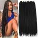 Box Braids Crochet Hair 30 Inch Prelooped Crochet Braids 144Strands Crochet Box Braids Goddess Box Braid Crochet Knotless Micro Small Box Braided 1B