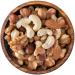 Bremer spice trade nut mix nature nut mix made of cashew nuts walnuts peanuts almonds & hazelnuts unsalted without added sugar 3 x 200g 600 g (1 Pack)