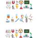 33 Stand Up Science Biology Chemistry Physics Themed Edible Wafer paper Cake Toppers Decorations - Buy Online on GoSupps.com